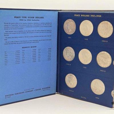 #1401 • Whitman 1921-1935 Silver Peace Dollar Album
