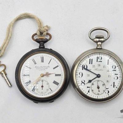#912 • (2) Pocket Watches
