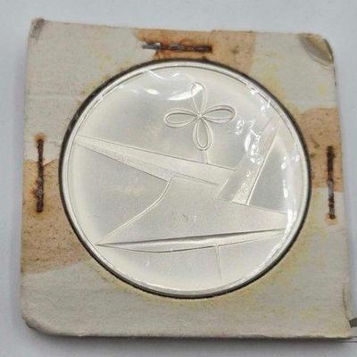Sale Photo Thumbnail #304: #1652 • 1976 Bicentennial Commerative Sterling Silver Medal for Iowa
