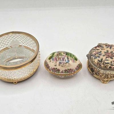 #1926 • (3) Trinket Boxes
