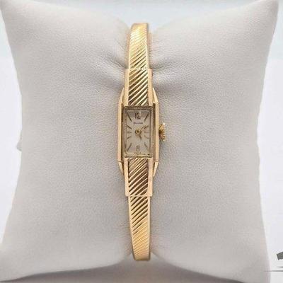 #616 • 10k RGP Bulova Watch
