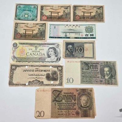 #1800 • Foreign Currency Banknotes
