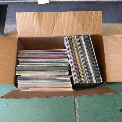 #6060 • Box of Vinyl Records
