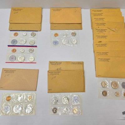 Sale Photo Thumbnail #298: #1590 • (16) Pre 1964 U.S. Mint Sets
