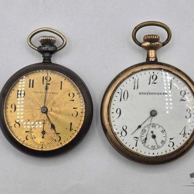 #914 • (2) Knickerbocker Pocket Watches
