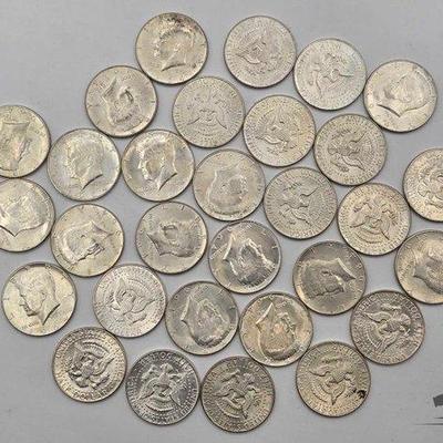 #1564 • (30) 1964 U.S. Kennedy Half Dollars, 374g
