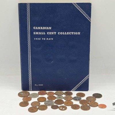 #1808 • (61) Canadian Small Cents
