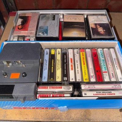 #6056 • Stereo Cassette Adaptor & Cassette Tapes
