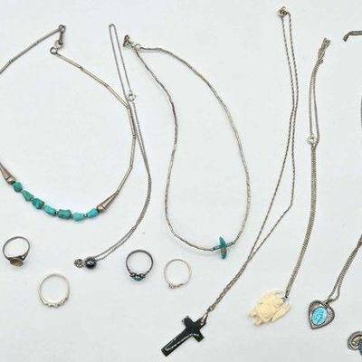 #700 • Sterling Silver Jewlery, 40.7g
