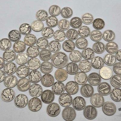 #1568 • 90% Silver Dimes & Quarter, 176.9g
