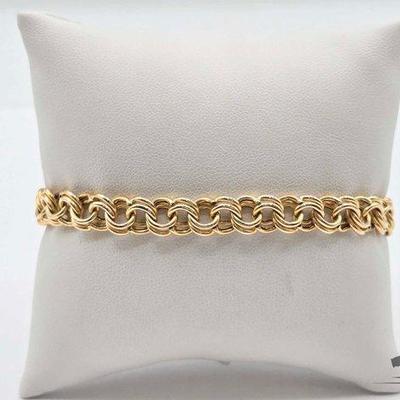 #512 • 14k Gold Bracelet, 8g
