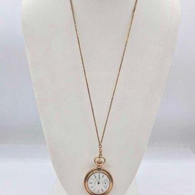 #932 • Waltham Pocket Watch Necklace
