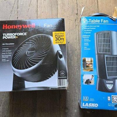 #10650 • (2) Table Fans
