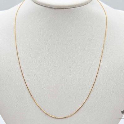 #580 • 14k Gold Necklace, 1.3g
