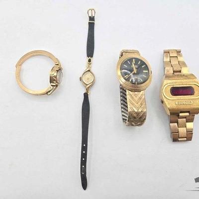 #940 • (4) Gold Filled Watches
