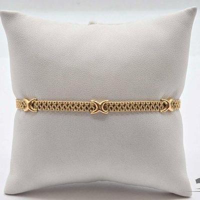 #536 • 14k Gold Bracelet, 4.5g
