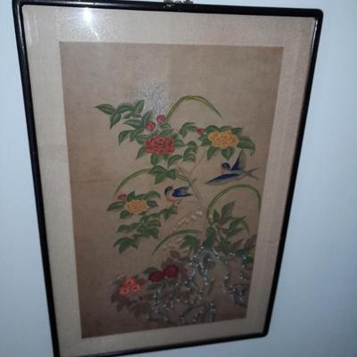 Antique Japanese watercolor