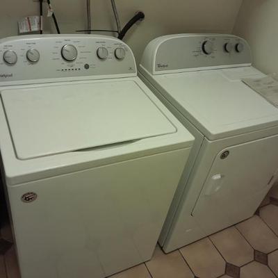 Whirlpool washer and dryer