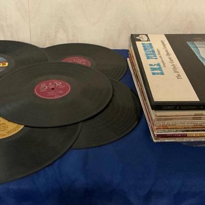 Record Lot #6 Including Victrola 