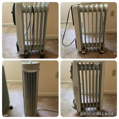 4 Space Heaters - Holmes, DeLonghi, Pelonis, Kenwood