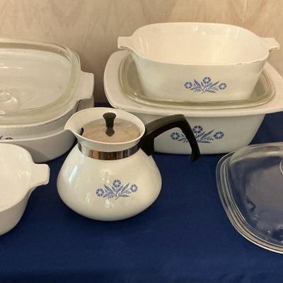 Vintage Corelle Cornflower Dishes
