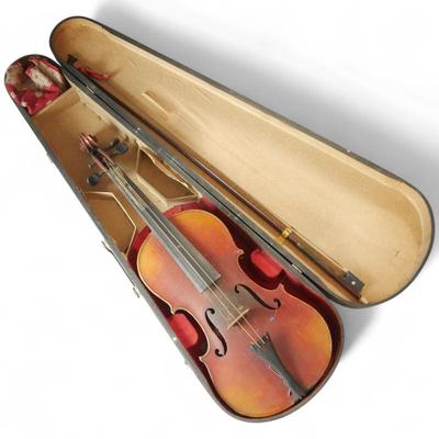 Early-Mid 20th Century German Violin w/ Case