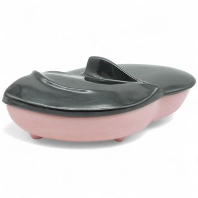 MCM Marcia of California Ceramic Lidded Divided Plate