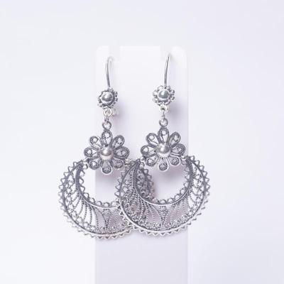 DGS Turkey 925 Sterling Silver Filigree Earrings