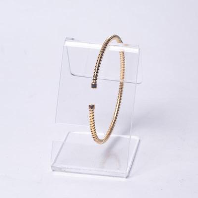 925 Sterling Silver Gold-Tone Open Cuff Bracelet