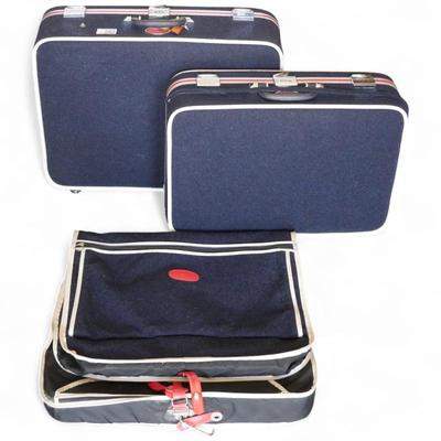 Vintage 1970s Skyway Luggage Set