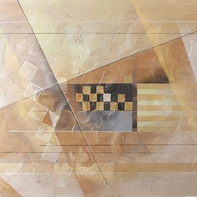 Abstract Geometric Acrylic Painting
