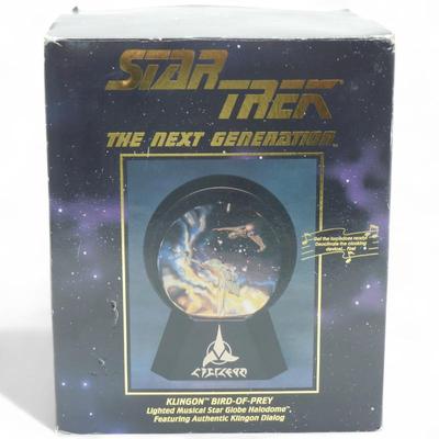 1994 Star Trek Klingon Bird-of-Prey Musical Globe