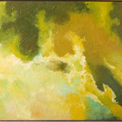 Abstract Modern Painting, Signed