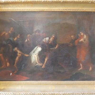 Italian Baroque-Style Painting After Agostino Scilla, 17th Century