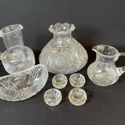 Vintage Crystal Pitchers & More