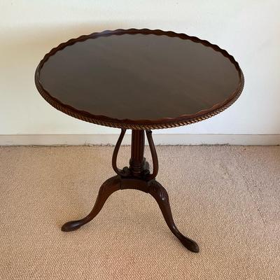 Vintage Wooden Pie Crust Table