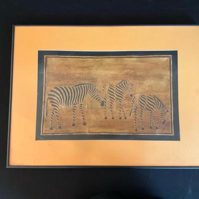 Zebras On Papyrus 