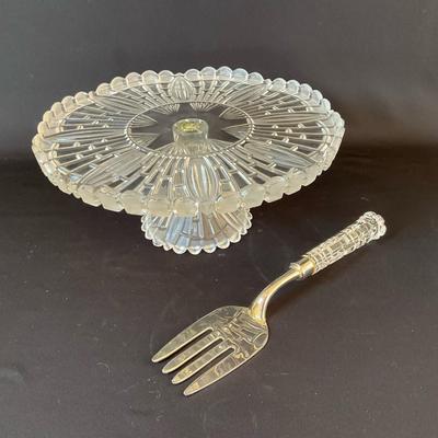 Vintage Cake Plate & Server
