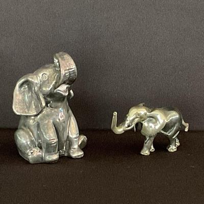 Sterling Silver Elephants  