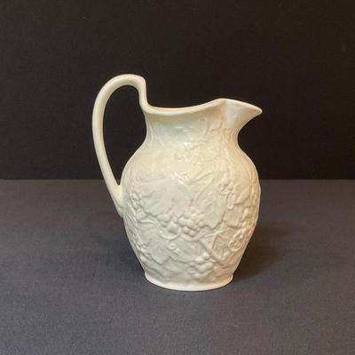 Wedgwood of Etruria & Barlaston, Embossed Grape Leaves Pitcher