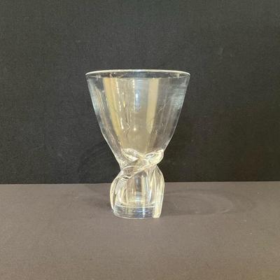 Signed Steuben Spiral Vase