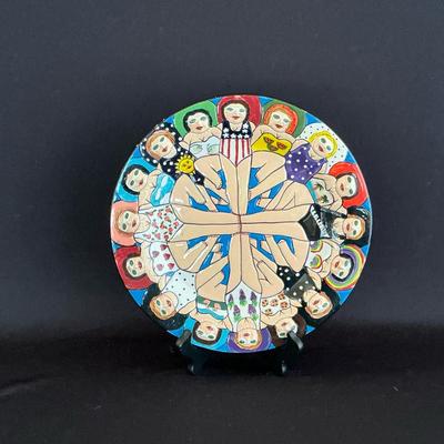 Painted Summer Fun Plate