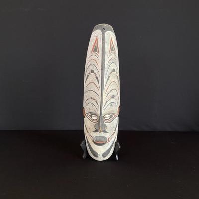 Wooden Hand Painted Hanging Mask 