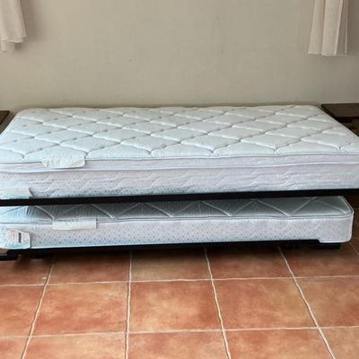 Twin Size Trundle Bed Frame And Mattresses