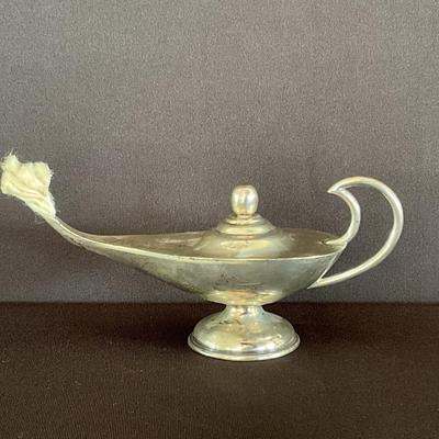 Sterling Silver Aladdin Lamp Miniature