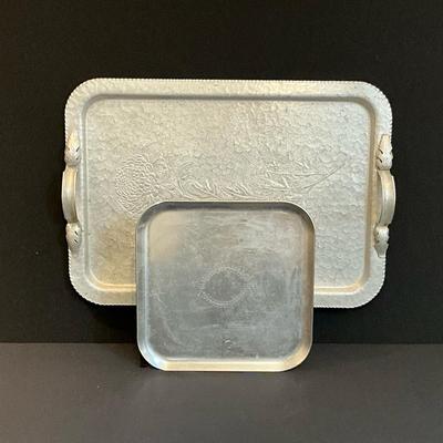 Silver Look Trays