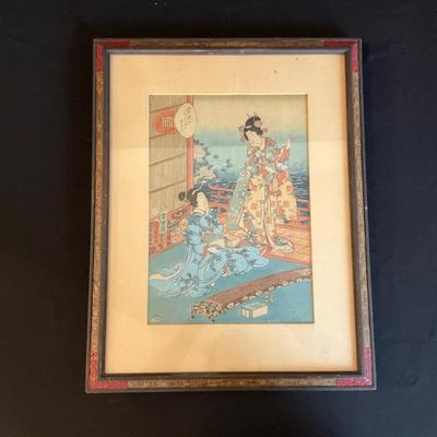 Two Japanese Ladies Original Art