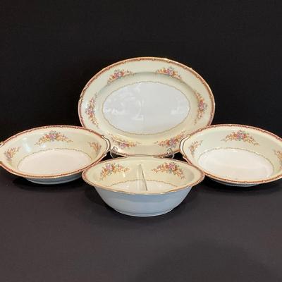 Noritake Alberta Servingware, Circa 1940-50