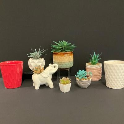 The Faux Entourage- Planters  And Faux Plants 
