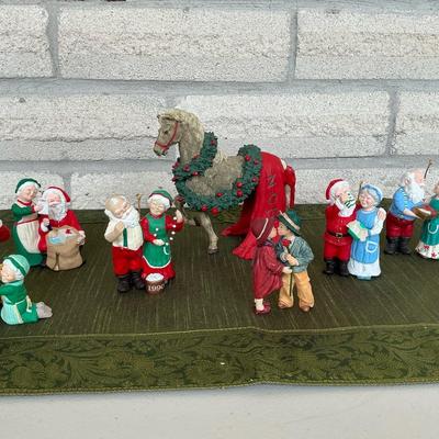 Vintage Tom Rubel Holiday Horse And Hallmark Christmas Ornaments